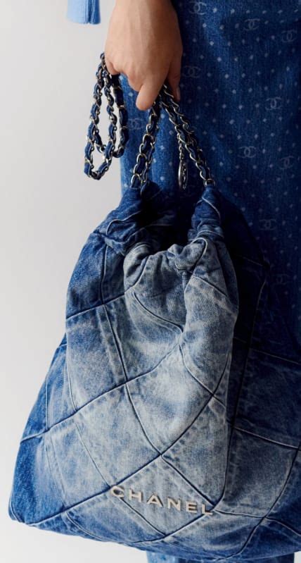 denim chanel bag 2023|Chanel runway 2023.